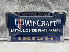 Notre Dame Fighting Irish NCAA Laser Cut License Plate Frame Wincraft