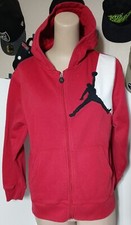 Jordan Jumpman Jacket Boy Youth Large 12-13 Zip Up Hoodie Sweatshirt Red - SC1