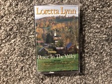 Loretta Lynn Cassette Peace In The Valley VG Condition