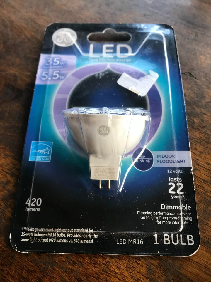 10 New GE LED Dimmable 35w Indoor Floodlight LED MR16 Bright White 12 Volt - Image 2 of 3