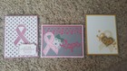 3 Handmade Stampin' Up All Occasion Greeting Cards Ribbon of Courage — photo 1