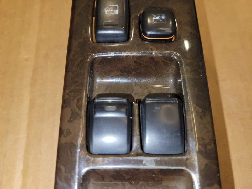 2001-2007 TOYOTA HIGHLANDER MASTER INTERRUPTOR DE JANELA DE ENERGIA GRÃO DE MADEIRA 84040-48121 - Imagem 4 de 4