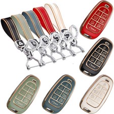 8 Buttons Tpu Smart Car Key Cover Holder For Hyundai Sonata Fe 8 Ioniq 5 Ioniq 6
