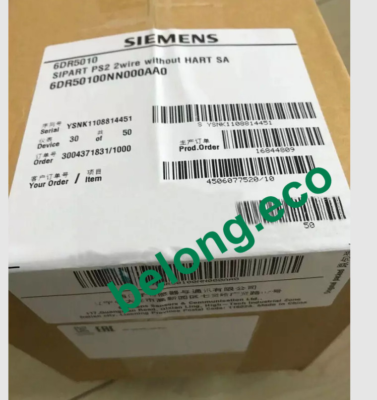 6DR5010-0NN00-0AA0 1PCS NEW SIEMENS Positioner Module 6DR50100NN000AA0