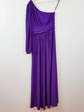 [ BARBARELLA ] Vintage Womens One sleeve Maxi Dress NEW$295 | Size AU 10