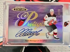 🔥🏒2020-21 YEGOR SHARANGOVICH UD STATURE PROTEGES RC AUTO💎3 COLOUR PATCH /24💎