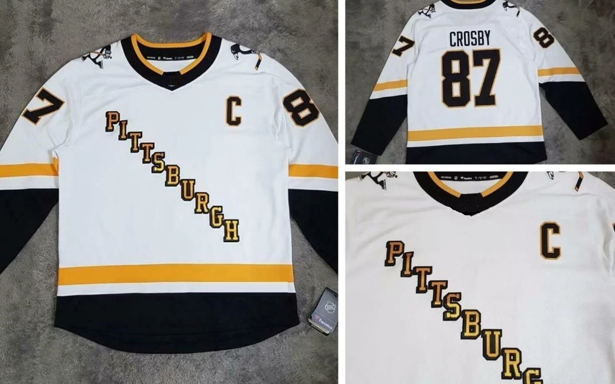 Sidney Crosby Pittsburgh Penguins adidas 2020/21 Reverse Retro Authentic  Player Jersey - White