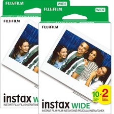 40 Prints Fujifilm Instax Wide Instant Film for Fuji 200, 210, 300 Camera