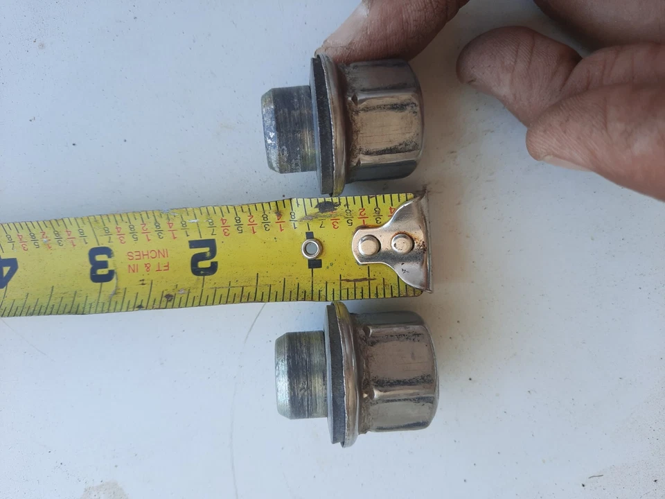 4x Tuercas de rueda Jaguar Vanden Plas XJ6 XJ Xj8 1982-2003 usadas 1 1/4 pulgadas Foto 3 de 4