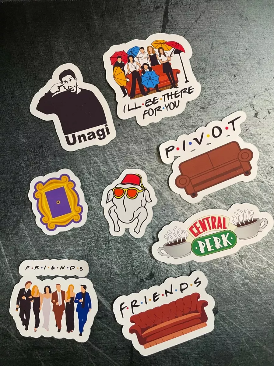 Friends TV Show Fridge Magnets (Set of 8), Friends Merchandise