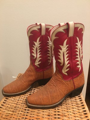 Men S Ml Leddy Cowboy Boots Size 10 1 2 D Ebay