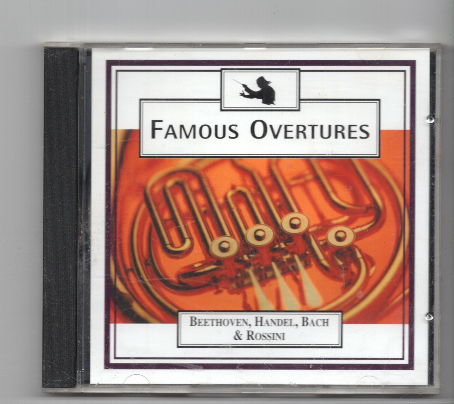 (JJ937) Famous Overtures, Beethoven/Handel/Bach/Rossini - 1998 CD