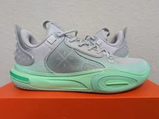 Way of Wade All City 11 Basketball Shoe Gray Green Boom Low ABAT031-1 size 10