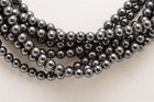 Tiffany & Co Sterling Silver 925 8 Strand Hematite Bead Torsade Toggle Necklace — photo 2