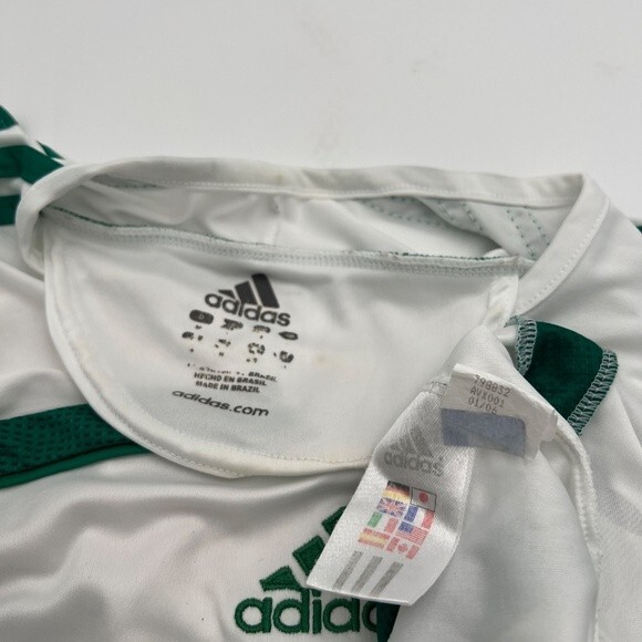 adidas PALMEIRAS サッカーシャツ 10番 G PALMEIRAS 2007/08 Adidas Home Football Shirt Boys 14 Soccer