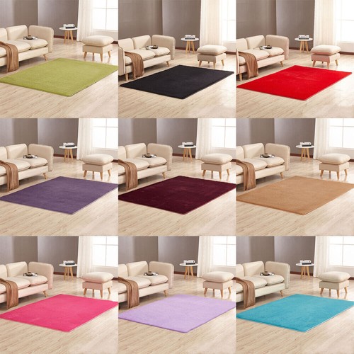 Soft Thick Anti-Skid Area Rug Dining Room Decor Home Bedroom Carpet Floor Mat - Bild 1 von 24