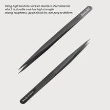 QianLi Handmade Professional Precision Tweezer Stainless Steel Non Magnetic Tool