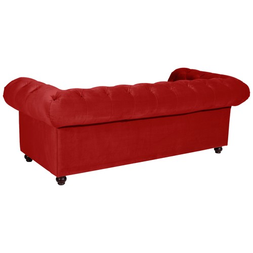 Max Winzer Chesterfield Sofa 2,5-Sitzer Old England Samtvelour freie Farbwahl - Bild 73 von 104