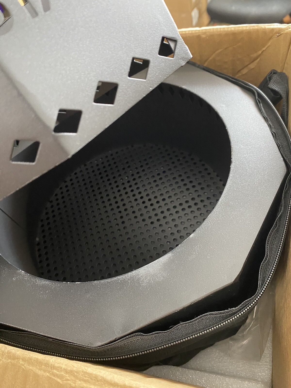 INNO STAGE Stainless Steel Fire Pit with Portable Carry Storage Bag,/ac