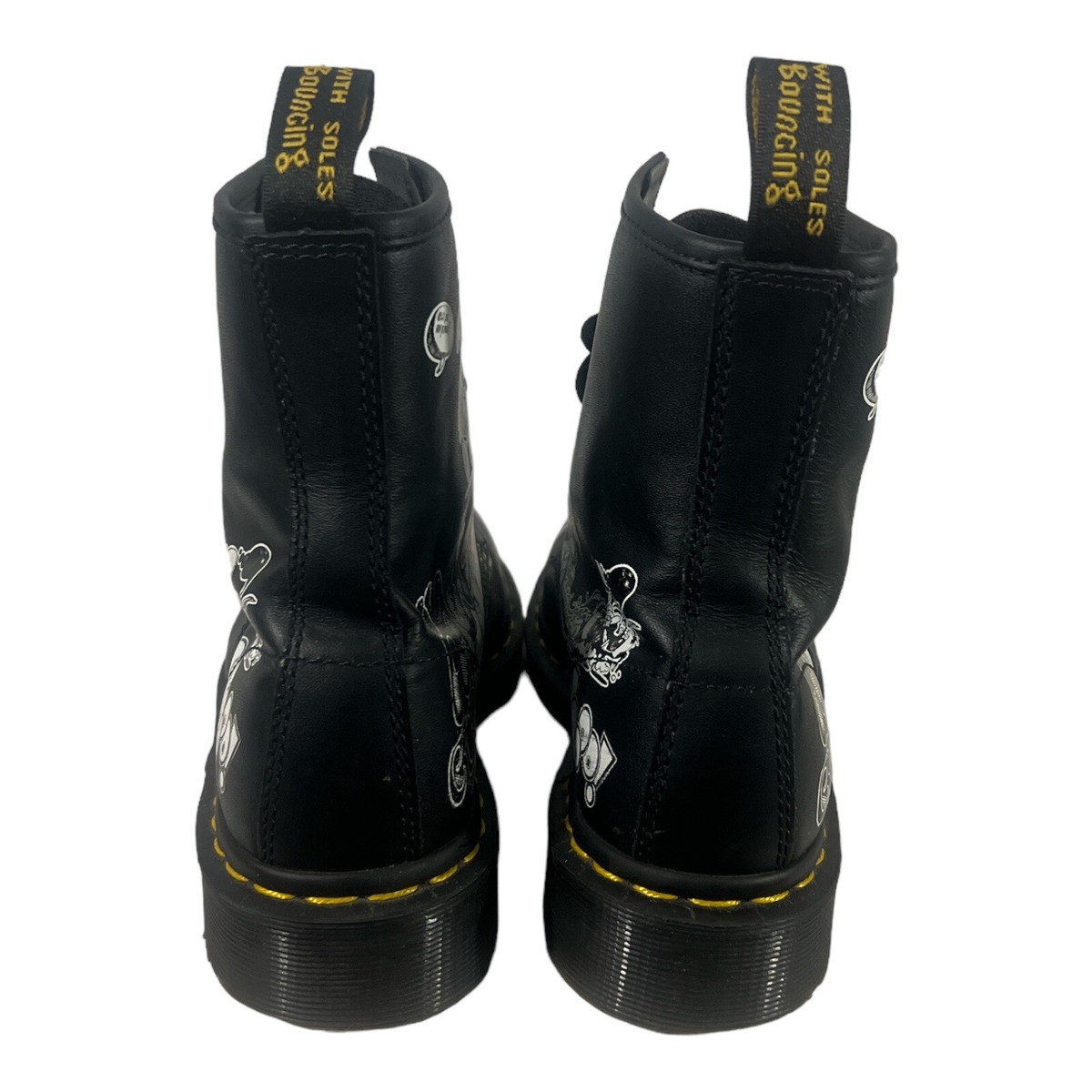 Dr Martens Rick Griffin Leather Boot Pair (1460) - US 6 Black | eBay