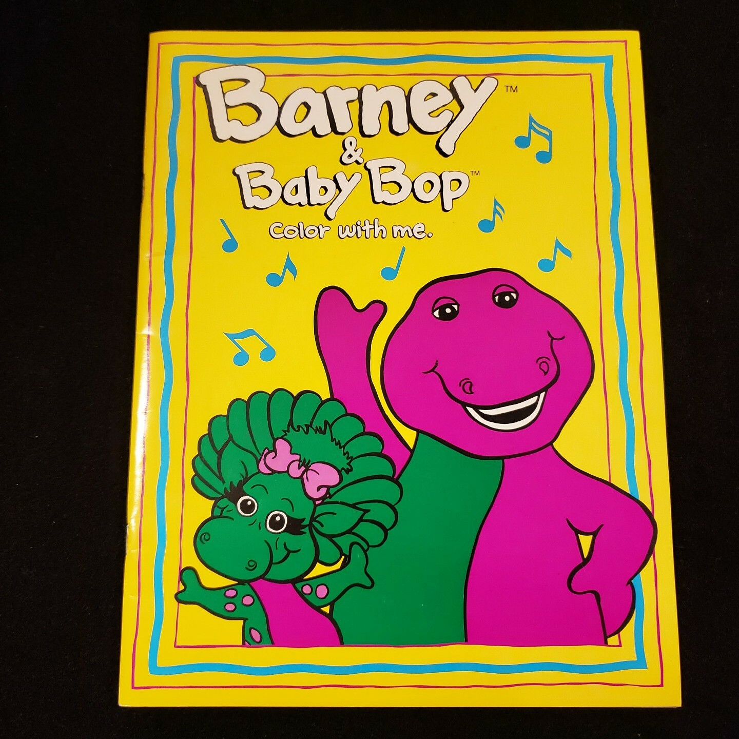 BARNEY & Baby Bop COLORING BOOK *New* MINT CONDITION 1992 Original eBay
