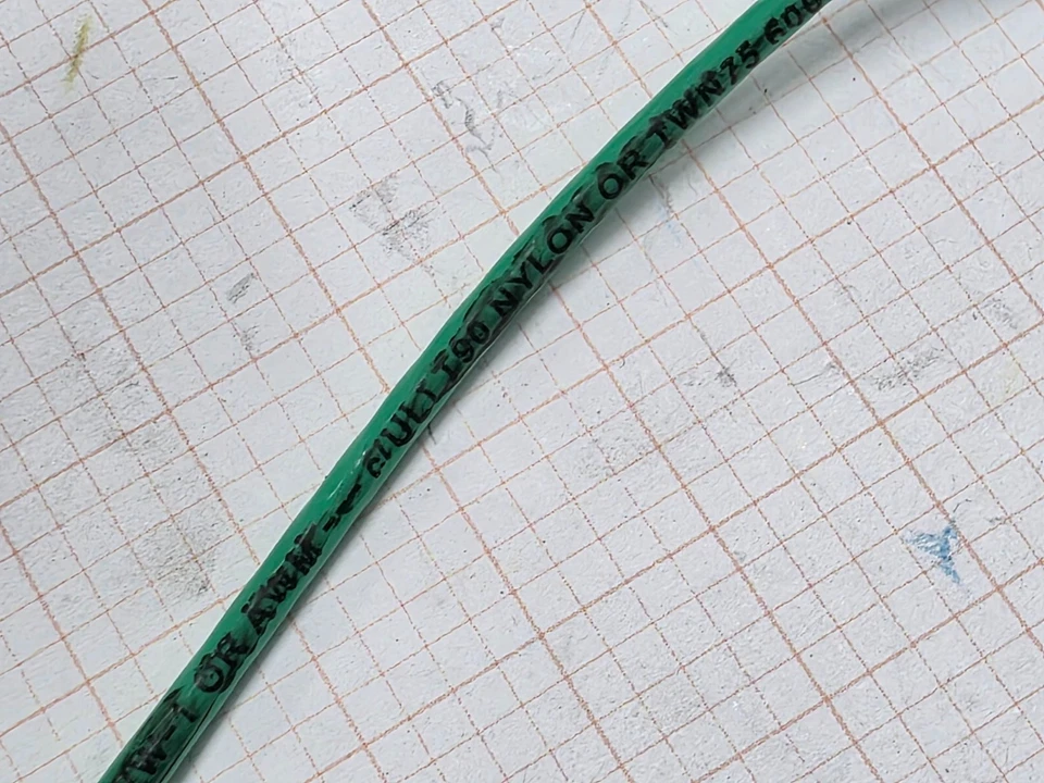 Alambre de construcción Southwire #12awg 19 trenzado THHN/THWN/MTW 90C/600V verde/100 ft Foto 4 de 4