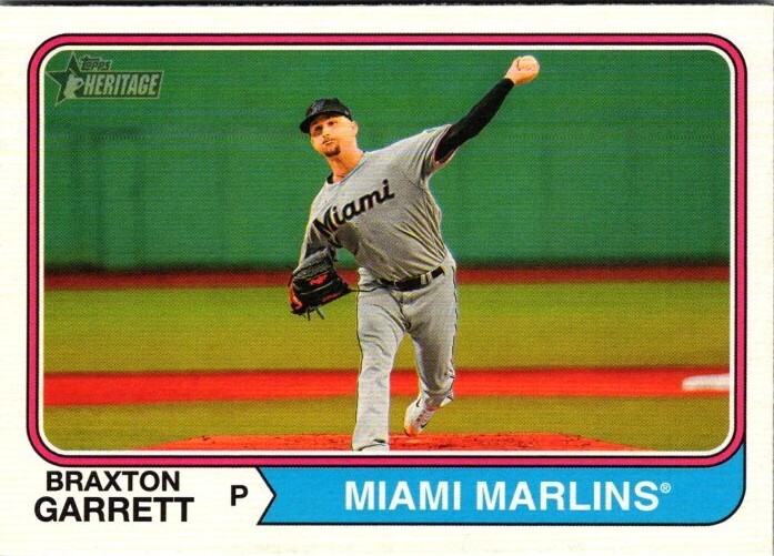 2023 Topps Heritage High Number - #621 Braxton Garrett