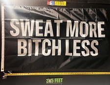 Motivation Flag FREE USA SHIP 4 Dorm Workout College Fitness Beer USA Sign 3x5'