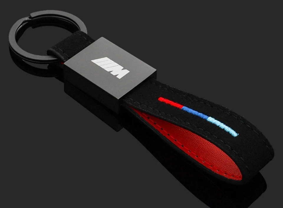 Llavero de alta calidad para modelos BMW M - Tela negra con colores M - Imagen 1 de 1