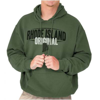Rhode Island Original Souvenir Tourist RI Adult Long Sleeve Hoodie Sweatshirt