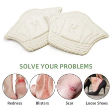 NonSlip Heel Cushion Protector Sponge Pads for Comfort Secure Fit in Loose Shoes