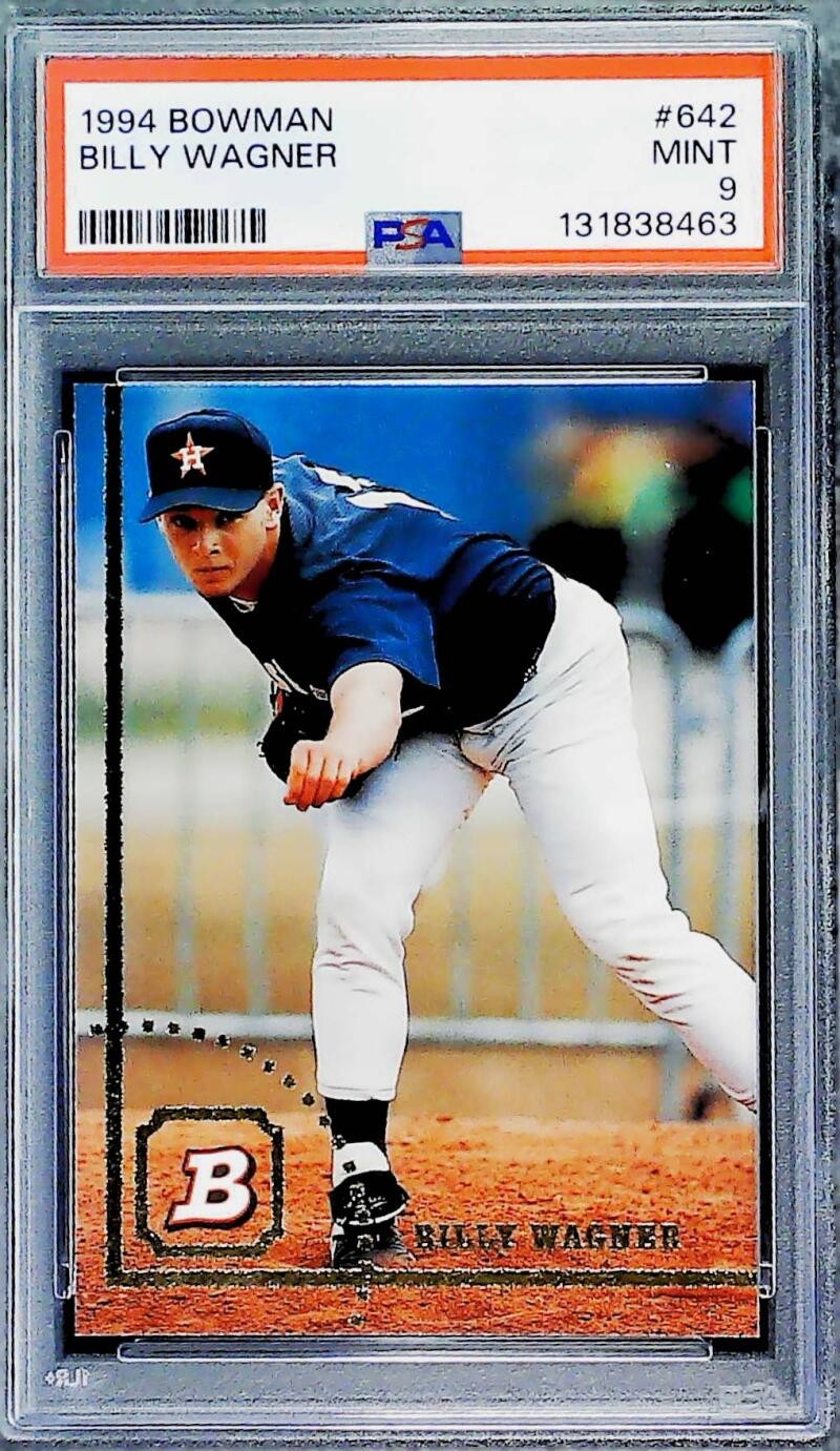 1994 Bowman #642 Billy Wagner Houston Astros PSA 9 Mint Trading Card