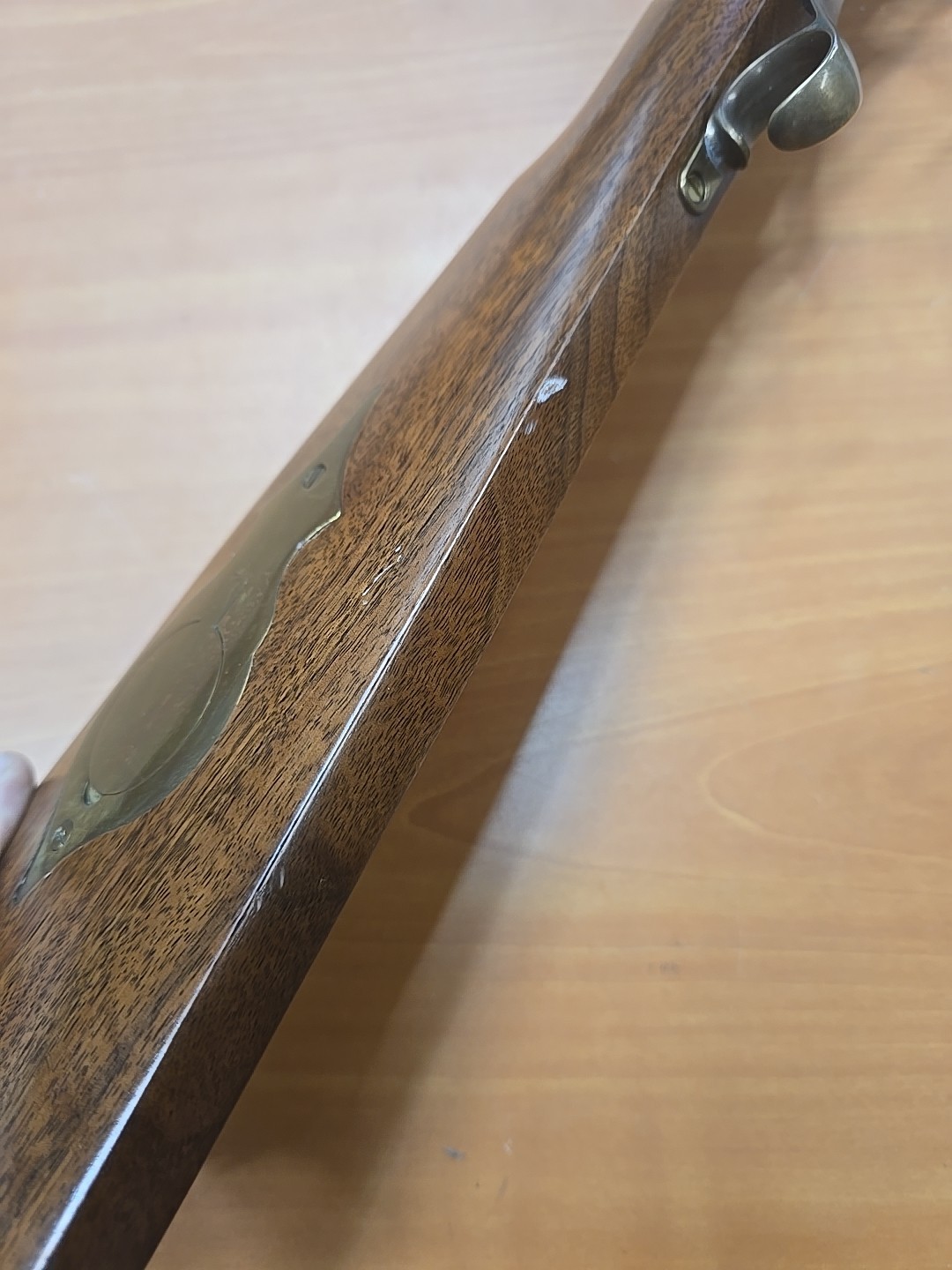 Thompson Center Hawken Wood 45 Cal complete stock with all hardware 15/16 #10