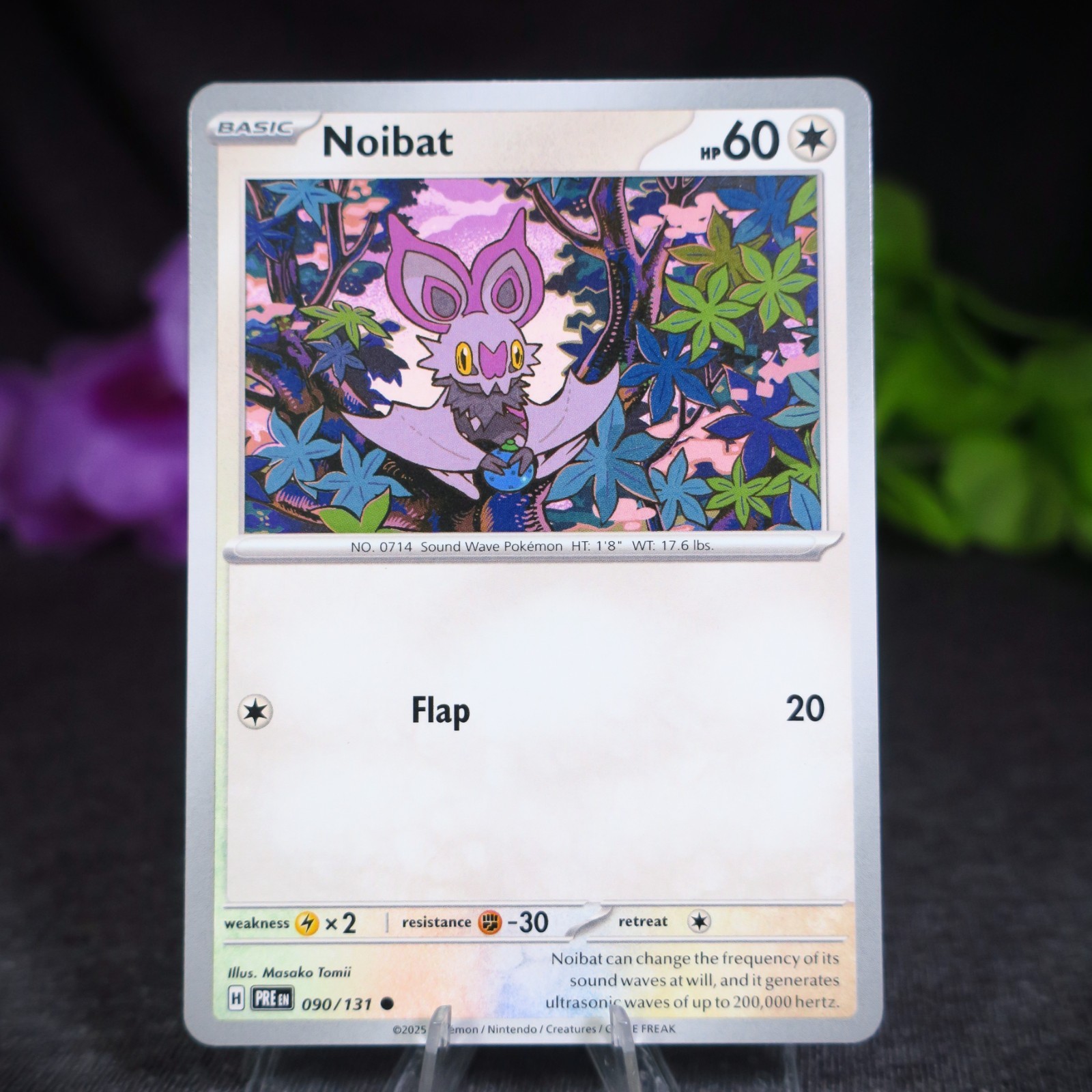Noibat 090/131 Pokemon Prismatic Evolution SV Non-Holo Card (PRE)