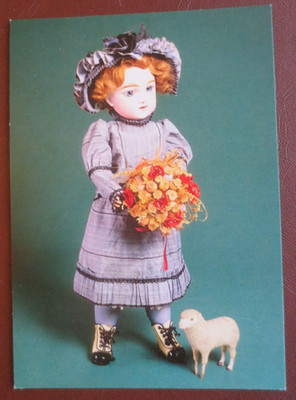 AK Puppen Viktorianische DEUTSCHE Puppe Eden Bebe Fleischmann & Blodel 1895