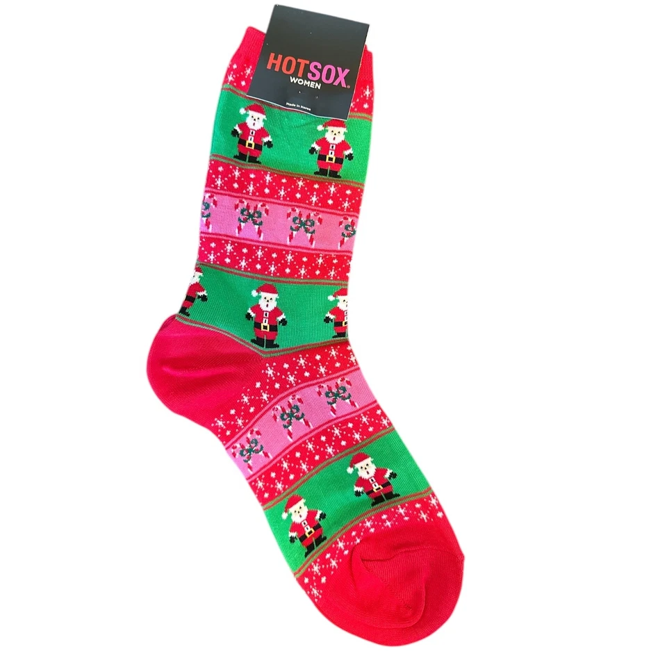 Hot Sox Women Holiday Christmas Hanukkah Ice Cream Sundae Size 9-11 You Choose - Image 2 of 4