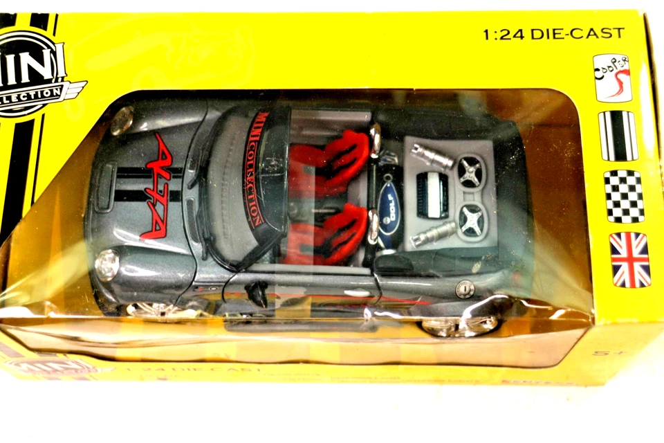 Kentoys 1:24 Mini Cooper Collection 1:24 Die Cast Convertible #15605 con Luces Foto 3 de 4