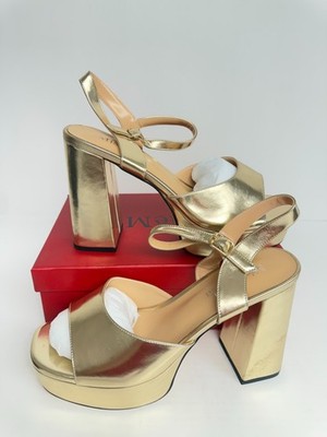 -3094 Womens Platform Sandals Party Pump Gold-US 11