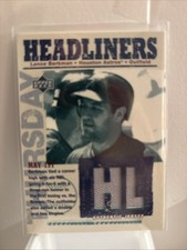 2004 Upper Deck Headliners Jersey Astros Baseball Card #LB Lance Berkman 