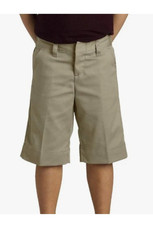 Dickies Girls Classic Fit Stretch Bermuda Shorts Knee-Length Uniform Size 7