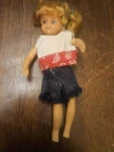 Vintage 1968 Mattel Tutti/Buffy Doll  with Pepsi tank and denim shorts
