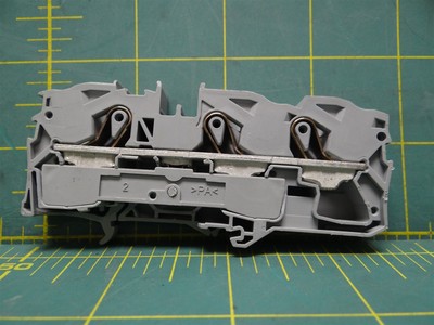 Wago TOPJOBs 2016-1301 DIN Rail Mount Terminal Block 4-20AWG 25 mm² Clamp 76A