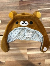 RARE Authentic San-X Rilakkuma Plush Bear Hat Costume Cap Japan Limited Edition
