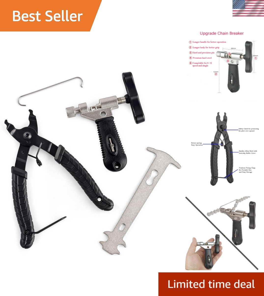 (New) Bike Chain Repair Tools Set, Bicycle Chain Tool Master Link Pliers Chain Brea... (25.14 USD)