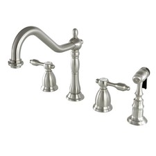 Kingston Brass KS179.TALBS Tudor 1.8 GPM Widespread Kitchen - Nickel