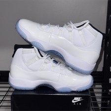 Nike Air Jordan 11 Retro Legend Blue 2024 White Legend Blue Black High SZ 10M