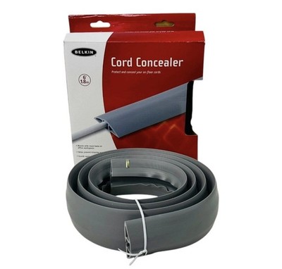 Belkin Cord Concealer - 6' (1.8m) -  Protects Up To 3/4'' Wide Cables