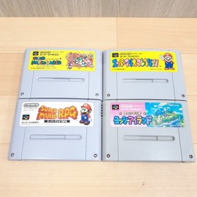 Nintendo Super Famicom Console Japan with Bundle 12 games 2 controllers SNES SFC
