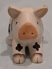 Vintage Pig Figurine Hand Made By Peter Martain Originals. 5cm X 7cm. Cute Piggy