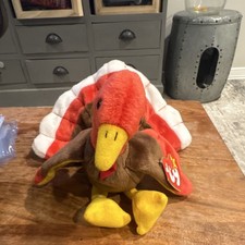 Ty Beanie Babies Gobbles 1996 with Tags RARE MINT